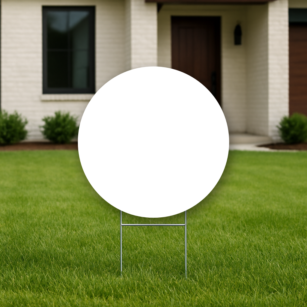 Shaped Yard Signs