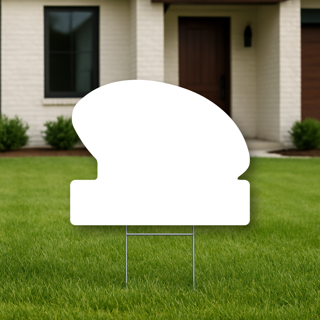 Shaped Yard Signs