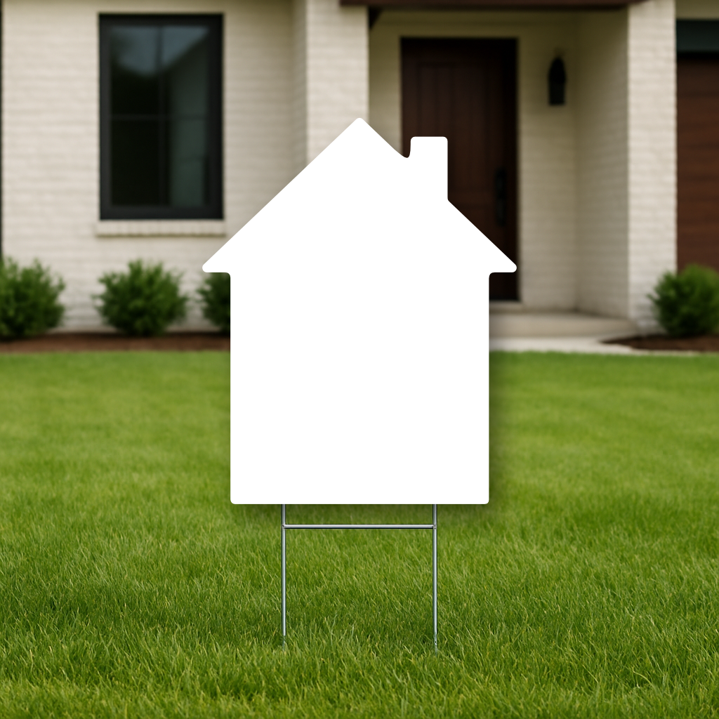Shaped Yard Signs