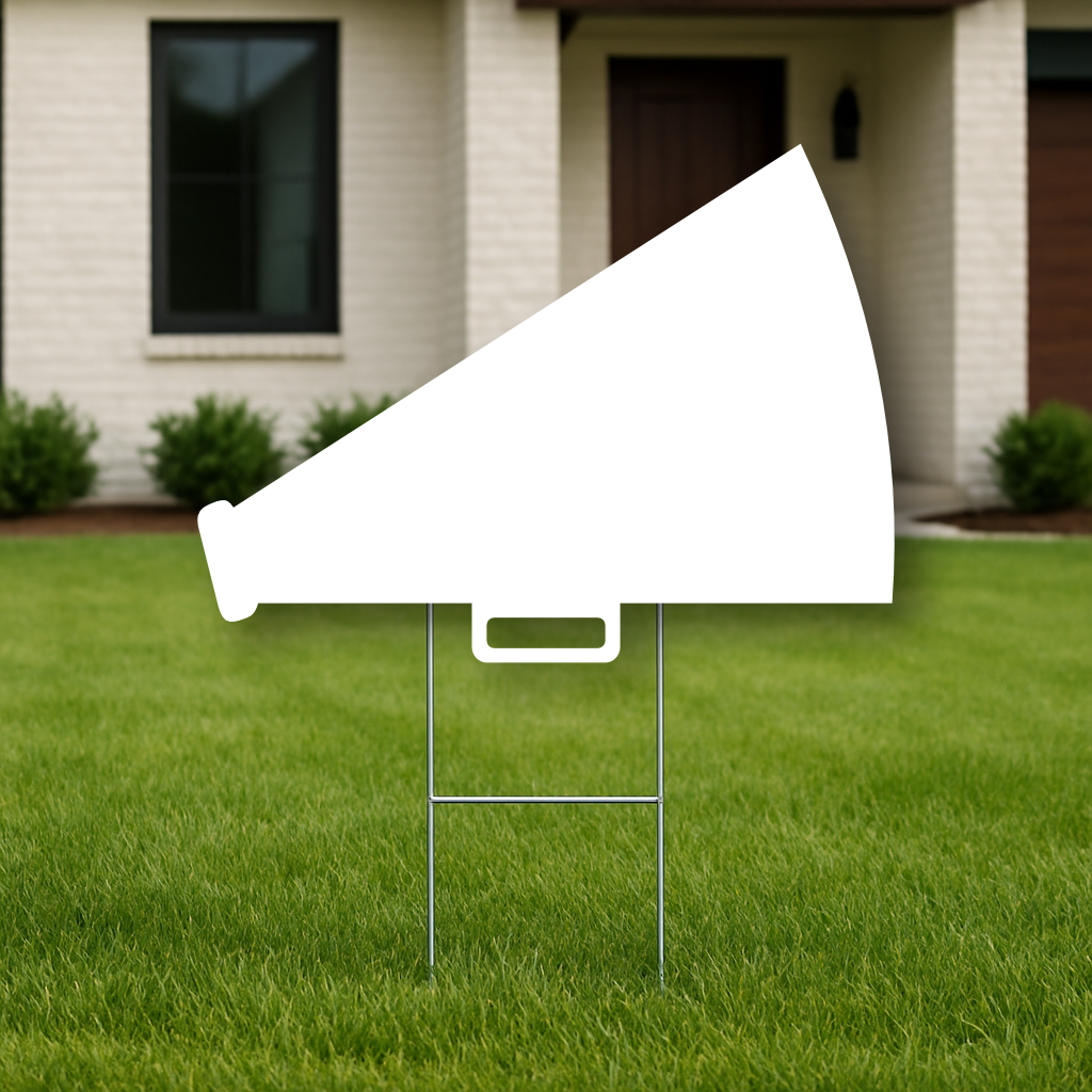 Shaped Yard Signs