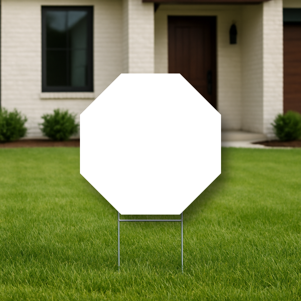 Shaped Yard Signs