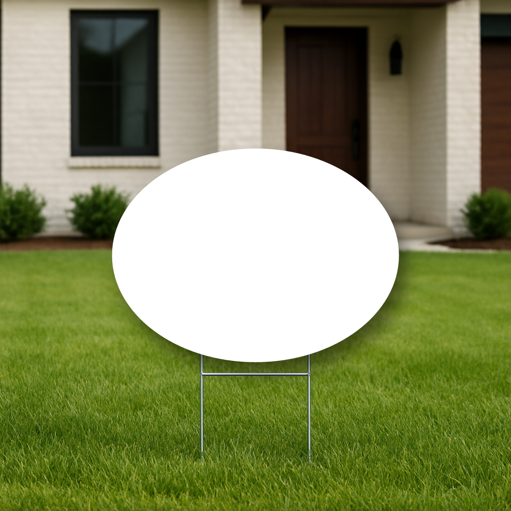 Shaped Yard Signs