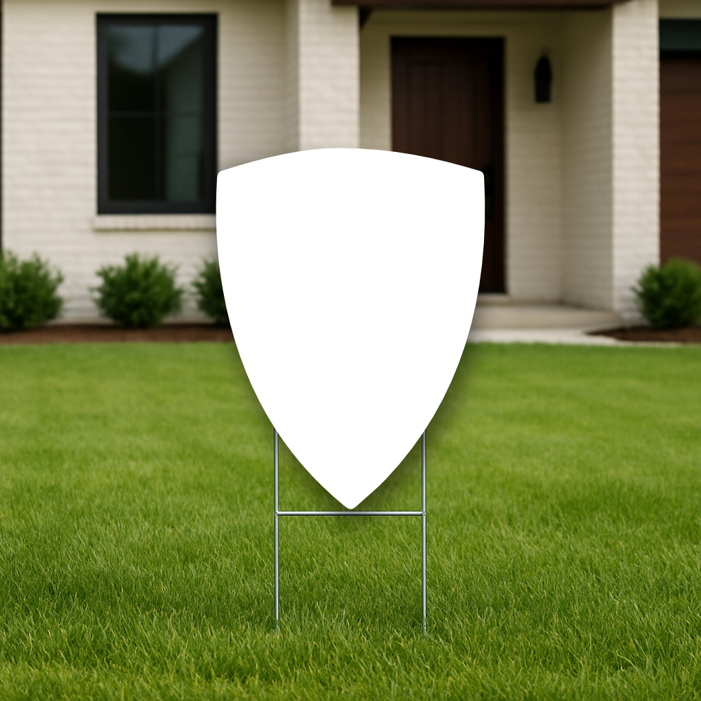 Shaped Yard Signs